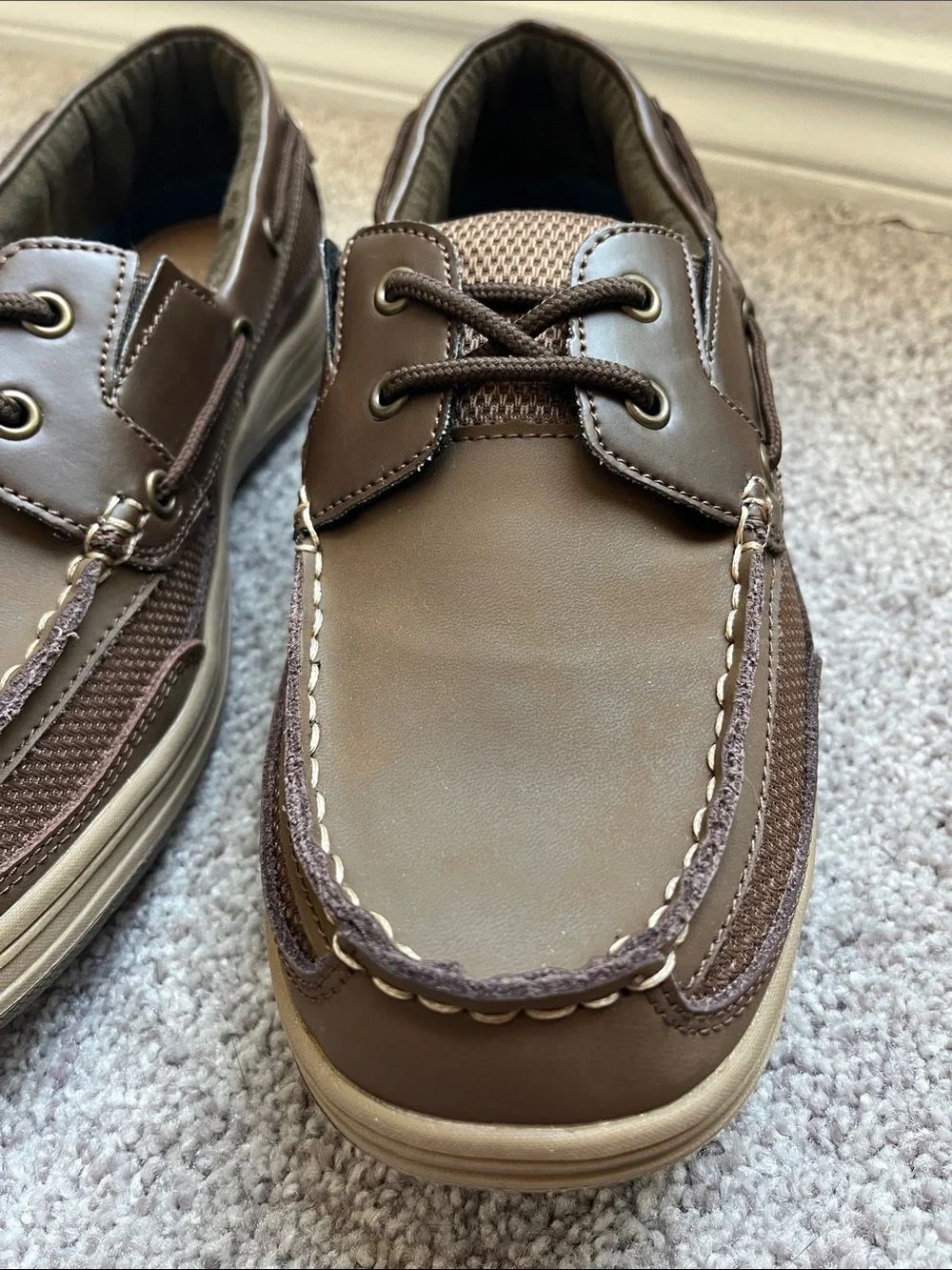 Magellan Men's Brown Casual Boat Shoes size 10D